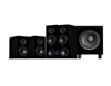 Wharfedale 5.1 Home Cinema Speakers System Bundle - Black