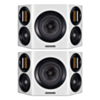 Wharfedale Evo 4.S Surround Sound Speakers - White Oak