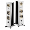 Focal Kanta No3 - 3-way Floorstanding Loudspeaker (Pair) - Carrara White/Black High Gloss