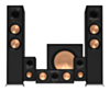 Klipsch R-605FA 5.1.2 Dolby Atmos Speaker Bundle