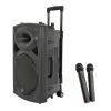 QTX QR12PA 12" Portable &  Rechargeable  PA Speaker System with Wireless Microphones