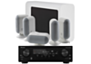 Pioneer VSX-535 AV Receiver – Black + Q Acoustics Q7000i 5.1 Cinema speakers and 3060S Subwoofer – White