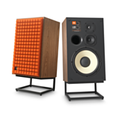 JBL L100 Classic - 12” 3-way Bookshelf Loudspeaker (Pair) - Orange