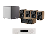 JBL MA310 5.2 4K AV Receiver + Q Acoustics 5010 5.1 Cinema Pack