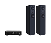 Denon PMA-600NE Integrated Amplifier + Mission LX-5 MKII Floor Standing Speakers Package and 5 metres Classic 79 Strand