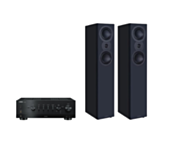 Yamaha R-N1000A High-End Network Receiver Amplifier + Mission LX-4 MKII Floor Standing Speakers Package and 5 metres Classic 79 Strand