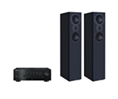 Yamaha R-N800A Hi-Fi Network Receiver Amplifier + Mission LX-5 MKII Floor Standing Speakers Package and 5 metres Classic 79 Strand