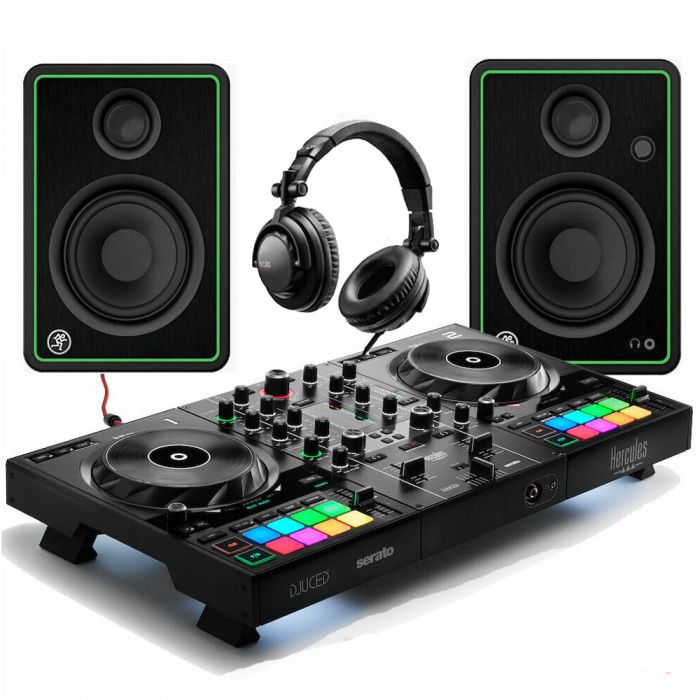 Hercules DJ Control Inpulse 500 DJ Software Controller Stereo Audio Cable Hosa Interconnect Cable Professional DJ Headphones 