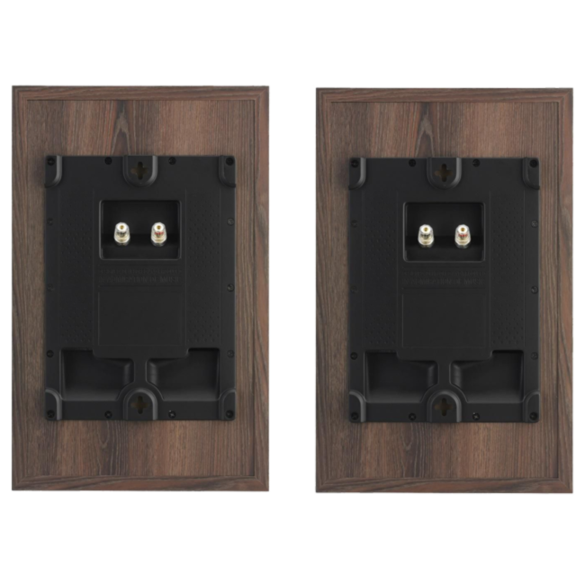 Dali Oberon On-Wall Speakers - Dark Walnut