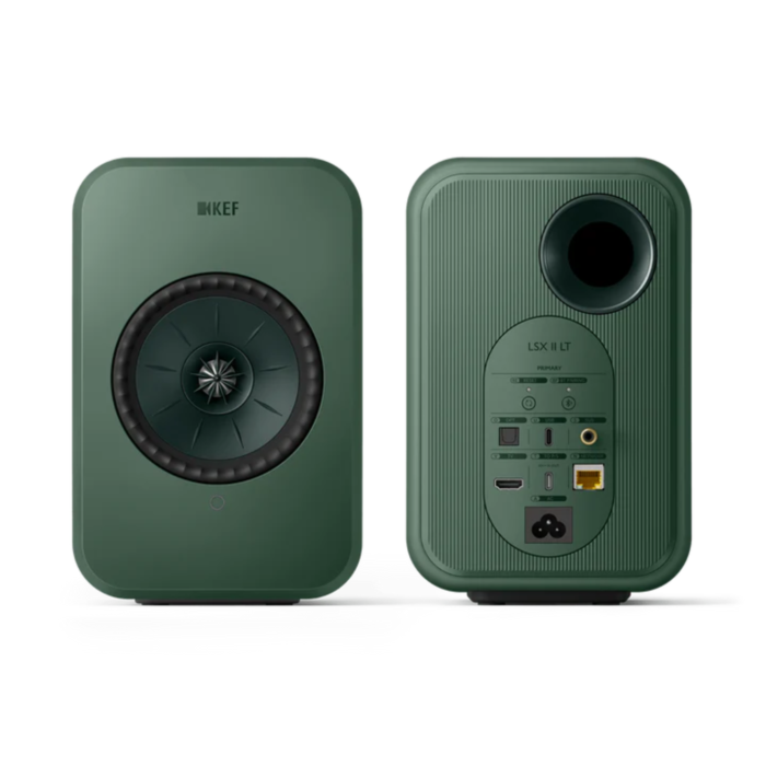 KEF LSX II LT Wireless HiFi Speakers (Pair) SAGE GREEN