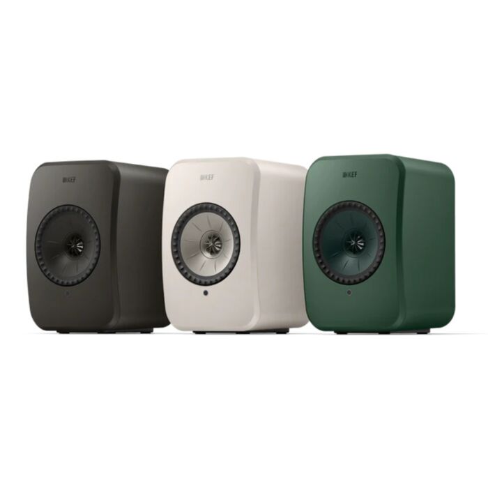 KEF LSX II LT Wireless HiFi Speakers (Pair) - Stone White