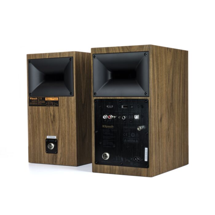 Klipsch The Fives Powered Speaker System with HDMI ARC -Walnut