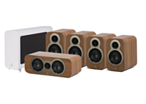 Q Acoustics 3010C 5.1 Cinema Pack – Pin Oak with 3060S Subwoofer – Satin White