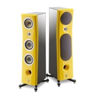 Focal Kanta No2 - 3-way Floorstanding Loudspeaker (Pair) - Solar Yellow/Black High Gloss