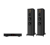 Audiolab 7000A Integrated Amplifier + Wharfedale Evo 5.3 Floor Standing Speakers Package and 5 metres Classic 79 Strand