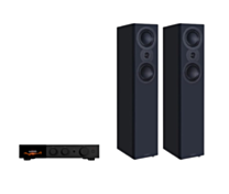 Audiolab 9000A Integrated Amplifier + Mission LX-5 MKII Floor Standing Speakers Package and 5 metres Classic 79 Strand