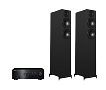Yamaha A-S701 Hi-Fi Stereo Amplifier + Wharfedale Diamond 12.4i Floor Standing Speakers Package and 5 metres Classic 79 Strand