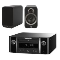 Marantz Melody X (M-CR612) - All in One Wireless Music System + Q Acoustics 3020i Bookshelf Speakers