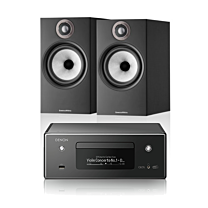 Denon CEOL N11DAB Hi-Fi-Network CD Receiver with HEOS With  Bowers & Wilkins 606 S2 Anniversary Edition Standmount Speaker