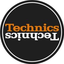 Technics Duplex 6 Slipmats - White / Orange Antistatic Slipmats for Turntables (Pair)