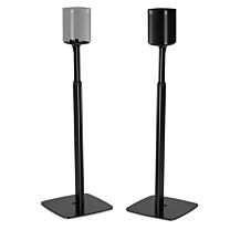 Flexson Adjustable Floor Stand for Sonos One. Play:1 - Black PAIR