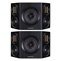 Wharfedale Evo 4.S Surround Sound Speakers - Black Wood