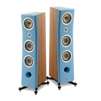 Focal Kanta No2 - 3-way Floorstanding Loudspeaker (Pair) - Gauloise Blue/Walnut