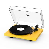 Pro-Ject Debut Carbon Evo Premium Turntable in Satin Golden Yellow