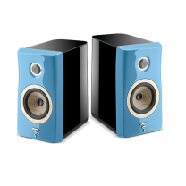 Focal Kanta No1 - 2-way Bookshelf Loudspeaker (Pair) - Gauloise Blue/Black High Gloss