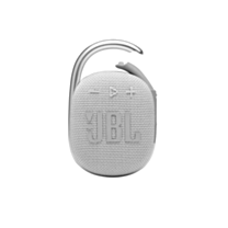 JBL Clip 4 Portable Bluetooth Speaker - White