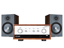 LEAK Stereo 130 Integrated Amplifier + Monitor Audio Bronze 50 Speaker