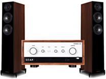 LEAK Stereo 130 Integrated Amplifier + Wharfedale Diamond 12.3 Speakers 