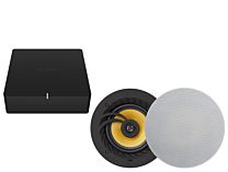 Sonos Port and Lithe Audio 6.5" Bluetooth 5.0 Ceiling Speaker (Pair) Bundle