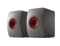 KEF LS50 Wireless II Studio Bookshelf Speakers - Titanium Grey