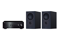 Yamaha A-S501 Stereo Amplifier + Mission LX-1 MKII Standmount Speakers
