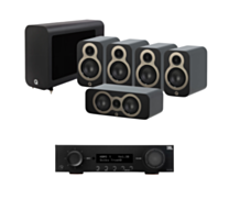 JBL MA510 5.2 8K AV Receiver + Acoustics 3010C 5.1 Cinema Pack with 3060S Subwoofer
