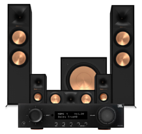 JBL MA310 5.2 4K AV Receiver + Klipsch Reference II R-800F 5.1 Home Theatre System Pack