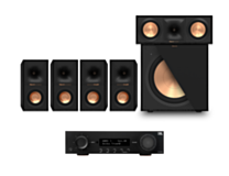 JBL MA510 5.2 8K 120Hz HDMI 2.1 AV Receiver + Klipsch R-40M 12" 5.1 Speaker Pack Bundle