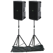 Mackie Thump212 12" 2800W Active Powered Loudspeaker Pair With Speaker Stands & Carry Bag