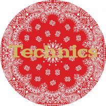 Technics 1210 Slipmats - Black & White Antistatic Slipmats for Turntables (Pair)