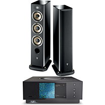 Naim Audio Uniti Atom - Compact High-End All-in-One + Focal Aria 936 - 3-way Floorstanding Loudspeaker (Pair)