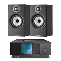 Naim Audio Uniti Atom - Compact High-End All-in-One + Bowers & Wilkins 607 S2 Anniversary Edition Bookshelf Speakers