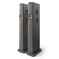 KEF LS60 Wireless Floorstanding Speakers - Titanium Grey