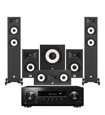 Pioneer VSX-534 + JBL Stage A170 A120 5.1 Speaker Package with 10" Subwoofer