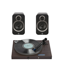 Pro-Ject Juke Box S2 Turntable+Q Acoustics 3020i Bookshelf Speakers