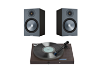 Pro-Ject Juke Box S2 Turntable+Monitor Audio Bronze 100 Bookshelf Speakers