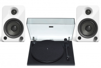 Pro-Ject Primary E Turntable + Kanto Audio YU4 - Active Powered Bluetooth Studio Speakers - Bundle