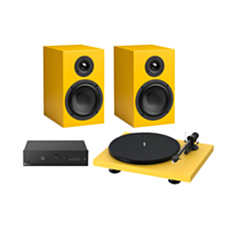 Pro-Ject Colourful Audio System - Golden Yellow