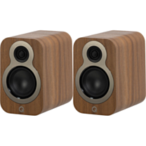 Q Acoustics 3010c Bookshelf Speakers – Pin Oak