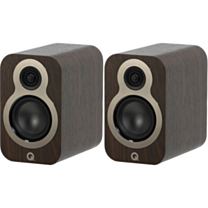 Q Acoustics 3010c Bookshelf Speakers – Claro Walnut